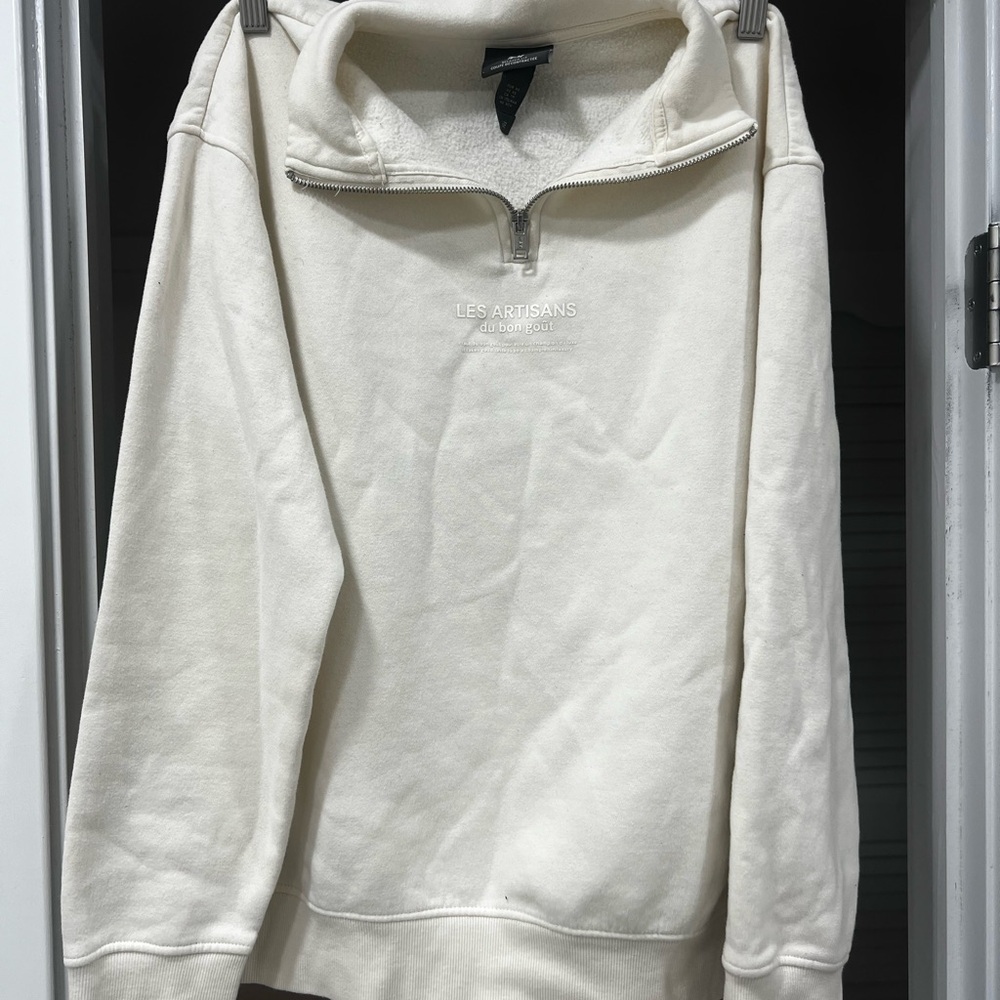 Men's Cream Quarter-Zip